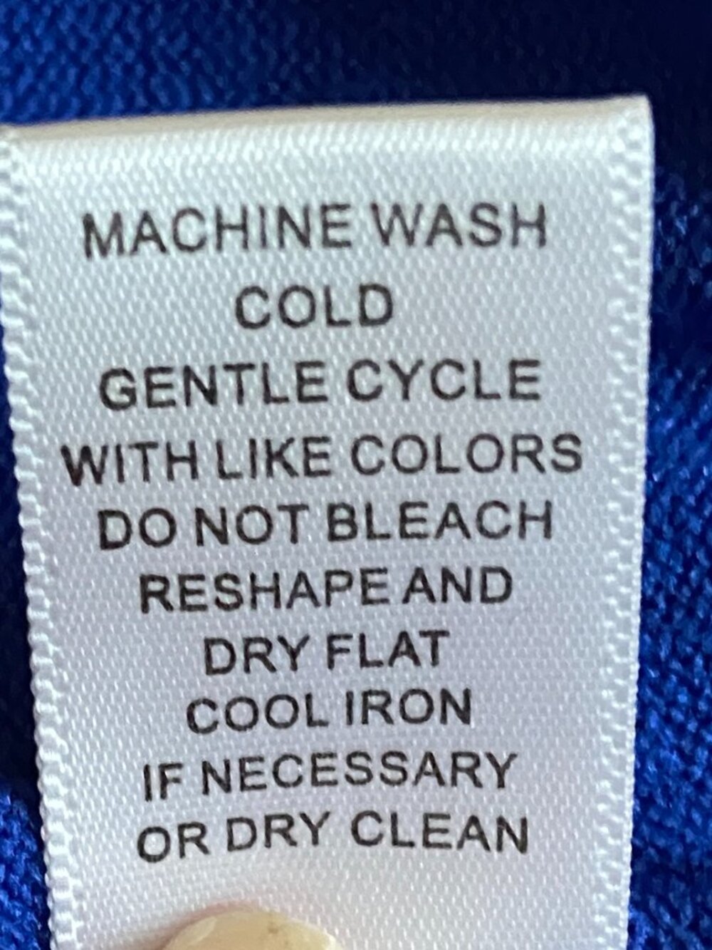 Cable & Gauge Slim Fit button front Cardigan in royal blue Size Small - Picture 5 of 8